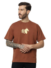 Oversize Dragon Print T-Shirt