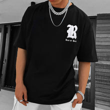 Run or Burn Digital Print Oversized T-Shirt
