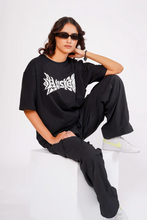 Illusion Puff Print Oversized T-shirt