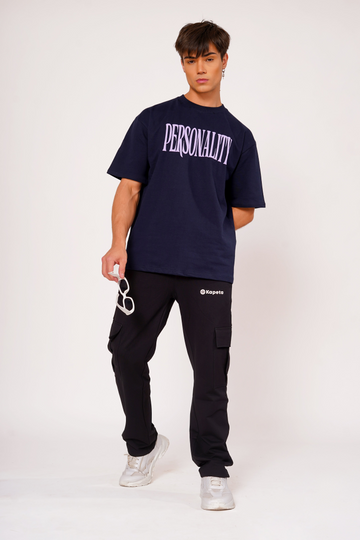 Personality Puff Print Oversized T-shirt