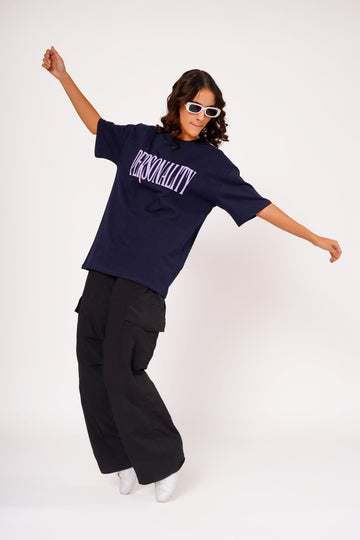 Personality Puff Print Oversized T-shirt