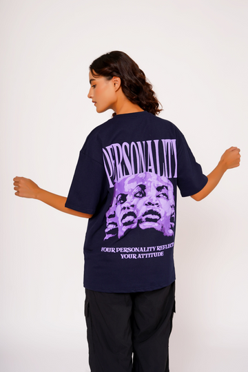Personality Puff Print Oversized T-shirt