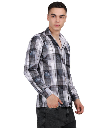 Men's Digital Print Cod Line Shirt