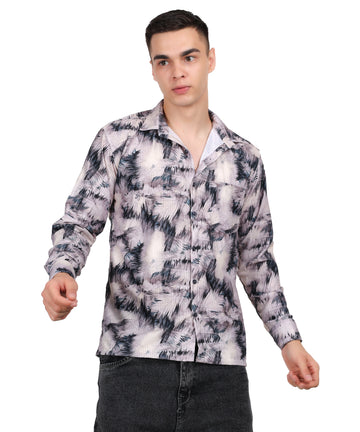 Men's Digital Print Cod Line Fader Shirt (ART- 5320)