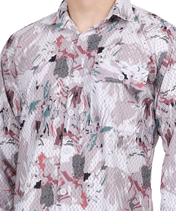 Men’s Digital Waffle Print Shirt (ART- 5420)