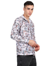 Men's Digital Print Cod Line Fader Shirt (ART- 5520)