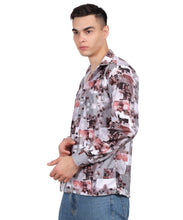 Men's Digital Print Cod Line Fader Shirt (ART- 5540)