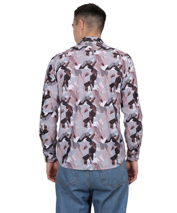 Men’s Digital Waffle Print Shirt (ART- 5330)