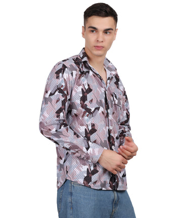 Men’s Digital Waffle Print Shirt (ART- 5330)