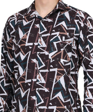 Men’s Crushing Black Digital Print Shirt