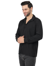 Wesgopan Men’s Black Texture Shirt