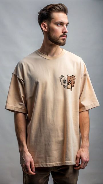 Happiness Digital Print Oversized T-shirt