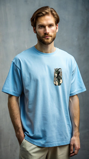 Duke Animi Digital Print Oversized T-shirt