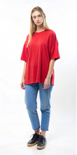 Plain Oversized Red T-Shirt