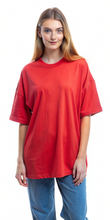 Plain Oversized Red T-Shirt