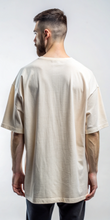 Oversized Plain Cream T-Shirt