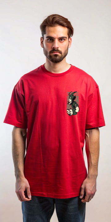 Duke Animi Digital Print Oversized T-shirt