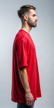 Oversized Plain Red T-Shirt