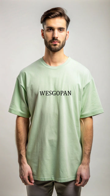 SOCIAL EXTRA VERT Digital Print Oversized T-Shirt