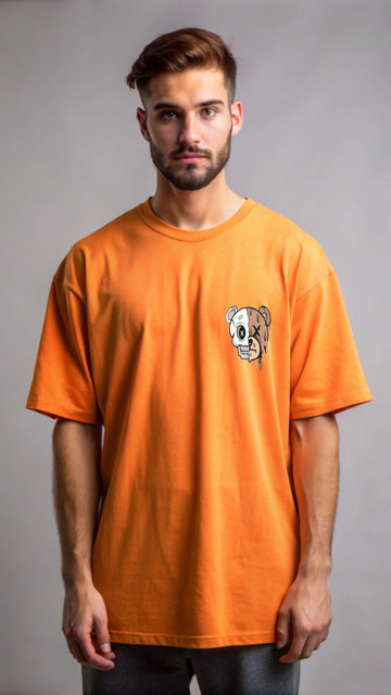 Happiness Digital Print Oversized T-shirt