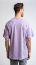 Oversized Plain Lavender T-Shirt