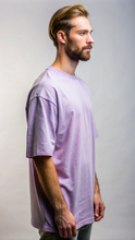 Oversized Plain Lavender T-Shirt