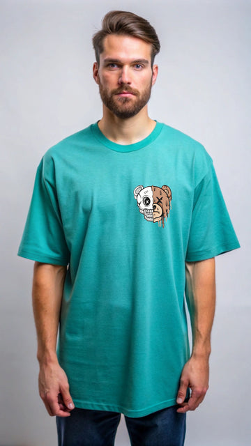 Happiness Digital Print Oversized T-shirt