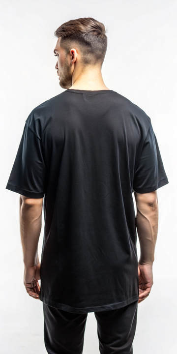 Oversized Plain Black T-Shirt