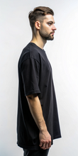 Oversized Plain Black T-Shirt