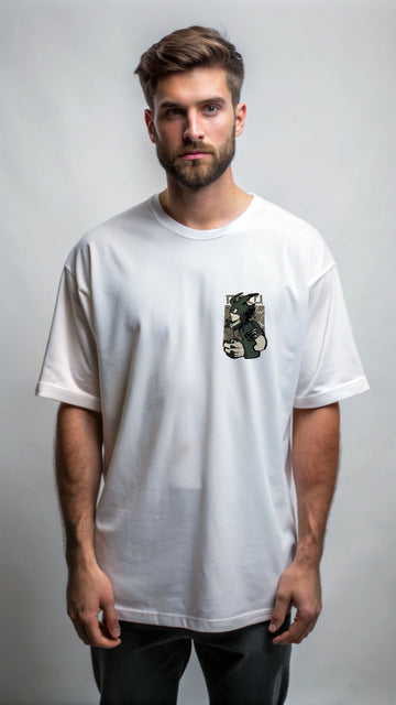 Duke Animi Digital Print Oversized T-shirt